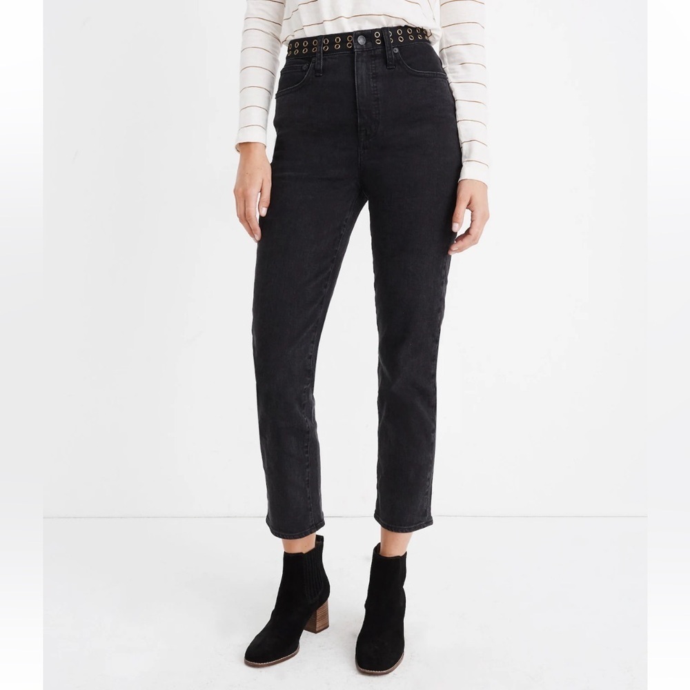 Madewell Classic Straight Jean Grommet Edition - Size 26